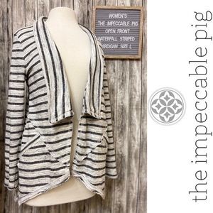 THE IMPECCABLE PIG Women’s Open Front Cardigan L